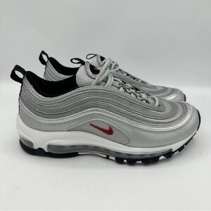 Nike Air Max 97 Silver Bullet Boys Size 5Y / Womens 6.5 Running Shoe 918890-001